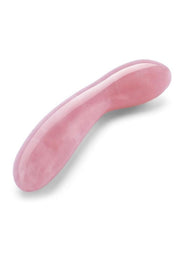 Crystal G-Wand with Silicone Ring - Rose Quartz