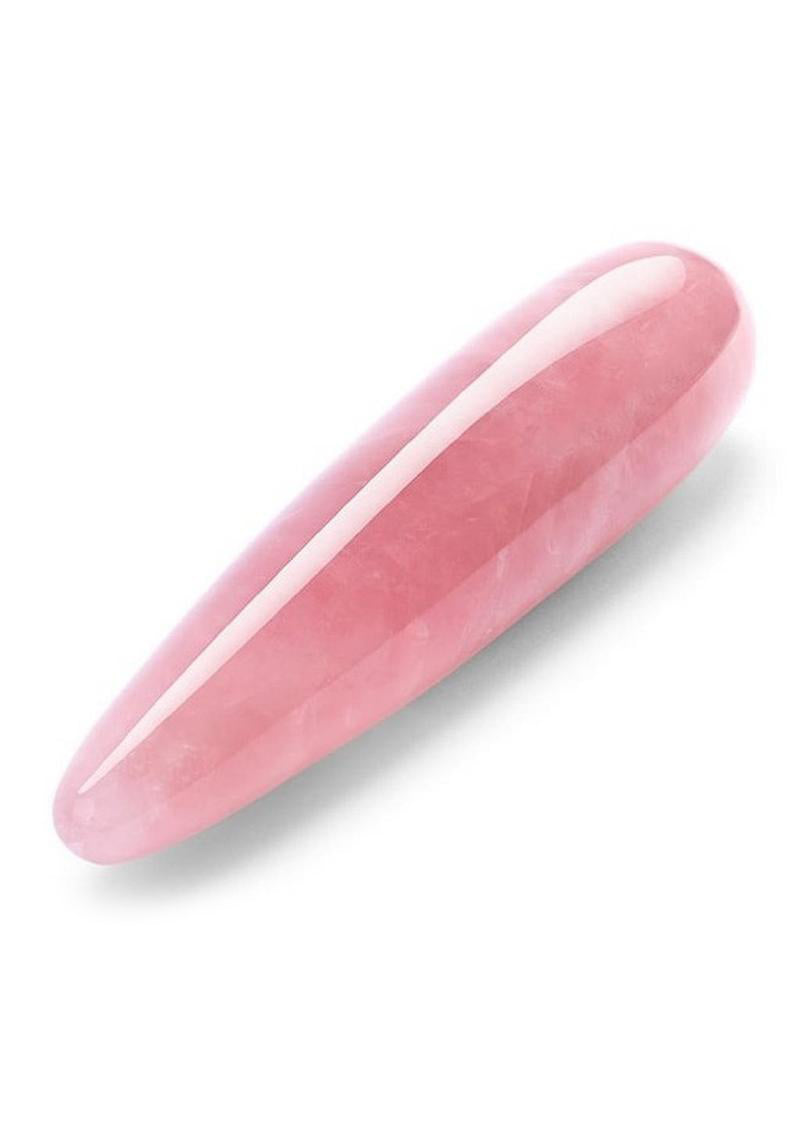 Crystal Wand Probe with Silicone Ring - Rose Quartz